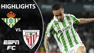 Real Betis vs Athletic Club  LALIGA Highlights  ESPN FC [upl. by Hegyera]