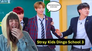 STRAY KIDS DINGO SCHOOL DEBATE HAS ME CACKLING  Dingo School Reaction [upl. by Orwin702]