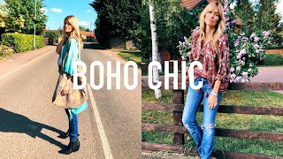 BOHO STYLE OUTFITS  How to dress Bohemian Style [upl. by Jena123]