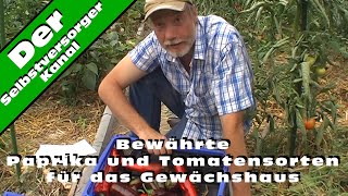 Bewährte Paprika und Tomatensorten für das Gewächshaus [upl. by Hoyt]