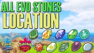 All Evolution Stone Locations  Pokemon Sword amp Shield [upl. by Kawai]