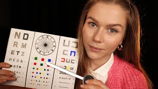 ASMR Colour Blind Test amp Eye Exam RP Soft Spoken Personal Attention [upl. by Errick]