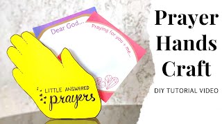 Prayer Hands Craft PrayerHands HowTo [upl. by Fortin]