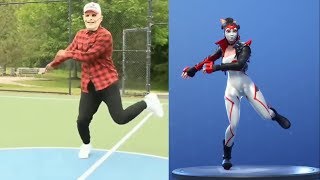 Fortnite Billy Bounce emote in real life [upl. by Adamis]