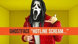 GHOSTFACE  quotHOTLINE SCREAMquot HOTLINE BLING PARODY [upl. by Enytnoel]