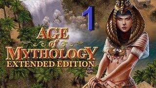 Age of Mythology Extended Edition M 1  Omens Campaign walkthrough Difficulty  Titan [upl. by Grethel98]