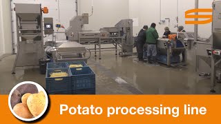 Potato processing line  Sormac [upl. by Elleunamme]