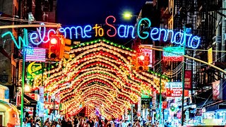 SAN GENNARO FEAST NYC WITH JEFF [upl. by Chancey682]