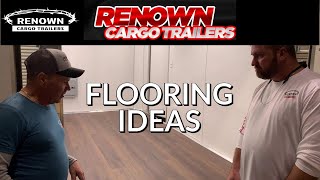 Enclosed Cargo Trailer FLOORING IDEAS  Renown Cargo Trailers  Mobile Business [upl. by Abert]