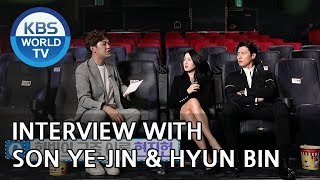 Interview with Son Yejin amp Hyun Bin Entertainment Weekly20180813 [upl. by Hamilah513]