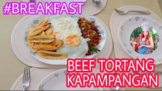 BREAKFAST BEEF TORTANG GINILING KAPAMPANGAN [upl. by Audris]