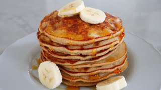 Easy Fluffy Banana Pancakes Recipe [upl. by Mcgruter]