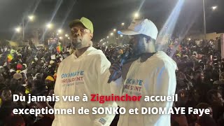 Direct • Du jamais vue a Ziguinchor accueil exceptionnel de SONKO et Diomaye Faye [upl. by Meeks]