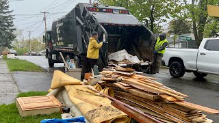 Garbage Truck VS Massive Bulk Piles [upl. by Rakso273]