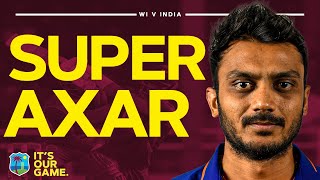 Axar Patel Batting Heroics  64 Runs Off 35 Balls  West Indies v India [upl. by Narda]