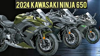 2024 Kawasaki Ninja 650 Gets New Color Update [upl. by Aniaj150]