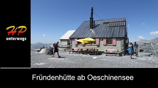 Vom Oeschinensee zur Fründenhütte SAC [upl. by Nile917]