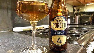 Birrificio Angelo Poretti Originale 4 Luppoli  Italian Beer Review [upl. by Columbus]