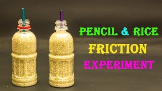 Kids Science Experiment Friction With Rice [upl. by Wende]