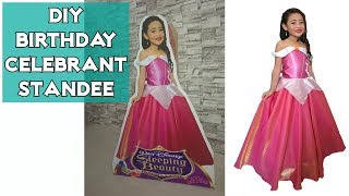 DIY Birthday Celebrant Standee  Party Decor Idea [upl. by Adav]