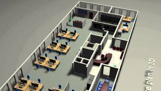 Your Office plan in 3D [upl. by Bronder]