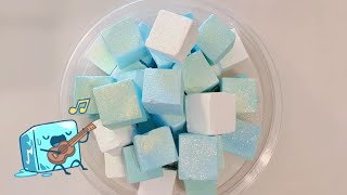 Gym Chalk ASMR  Ice Cubes 🩵🤍BlueampSuper Crispy  Sleep Aid  Oddly Satisfying [upl. by Eleonore]