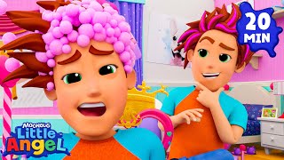 This is the Way We Wash Daddys Hair 💇🏻‍♂️ Little Angel  More Nursery Rhymes and Kids Songs [upl. by Sherfield]