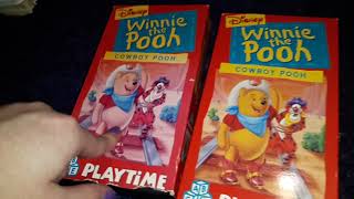 Update of my winnie the pooh vhs collection for 2019 edition part 1 [upl. by Ennaxor851]