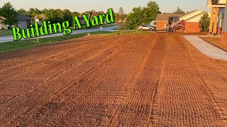 Finish Grading A New Construction Yard [upl. by Mela]