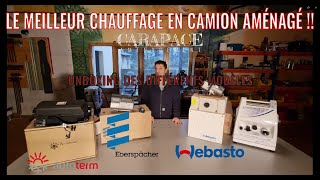 Le meilleur chauffage en camion aménagé   comparatif et unboxing des différents modèles [upl. by Hunter203]