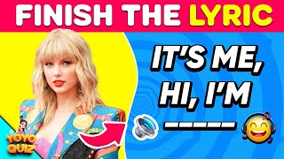 Finish the Lyrics of TikTok Most Popular songs  Viral Tiktok Songs Of 20222023 [upl. by Yatnahc4]