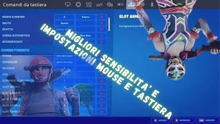 Svelo le mie impostazioni di Fortnite 😲  Mouse e tastiera  Contest ai 1500 iscritti❗❗ [upl. by Lauritz]