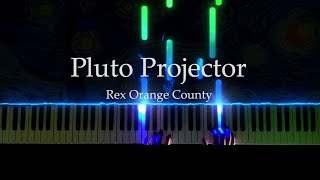 Rex Orange County  Pluto Projector Piano Cover [upl. by Nonie113]