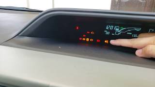 Toyota AquaPrius C Warning SignsDashboard Lights in URDU [upl. by Bernardi]