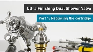 Ultra Finishing 34quot Dual Control Valve Part 1 Replacing the cartridge [upl. by Loos]