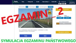 ✅Egzamin na prawo jazdy  cały 32 pytania katB 2✅ [upl. by Bolte147]