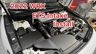 2022 WRX ETS Intake Install [upl. by Nylazor]