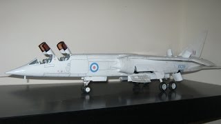 AIRFIX 148 BAC TSR 2 BUILD REVIEW [upl. by Llenrahs]