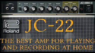 Roland JC22 Jazz Chorus Why its the Best amp for playing and recording at home [upl. by Shanna571]