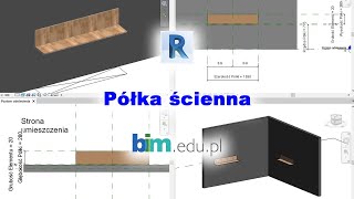 RODZINY w REVIT  Półka ścienna [upl. by Llenrac280]