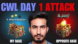 CWL Day 1 Attack Strategy in Clash of Clans [upl. by Acsecnarf]