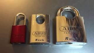 246 Abus 83CS55 quotRockquot Padlock Picked and Gutted [upl. by Aihsenek]