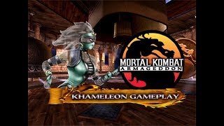 Mortal Kombat Armageddon  Khameleon Gameplay 720p60 [upl. by Vins]