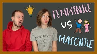 Il GENERE italiano MASCHILE e FEMMINILE  Learn Italian GENDER MASCULINE and FEMININE 🧔🏻👩🏼 [upl. by Iives]