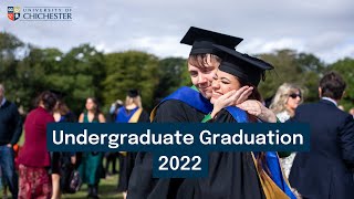 Undergraduate Graduation 2022  University of Chichester [upl. by Zul341]