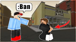 ADMIN COMMANDS TROLLING Fake Ban Roblox Da Hood [upl. by Ripley]