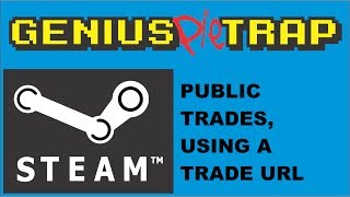 Steam Public Trading Using a Trade URL in Steam Trade With Anyone [upl. by Jacey]