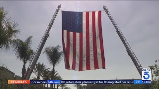 Memorial held for fallen Los Angeles County Fire Department firefighter [upl. by Petulah]