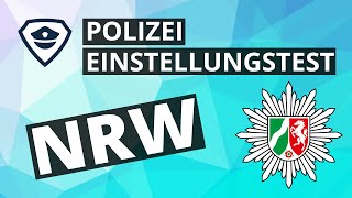 Einstellungstest Polizei NRW 2024  Einfach erklärt  Plakos [upl. by Ahsimik]