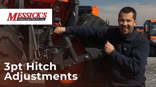 What adjustments can you make to your three point hitch [upl. by Marcile]